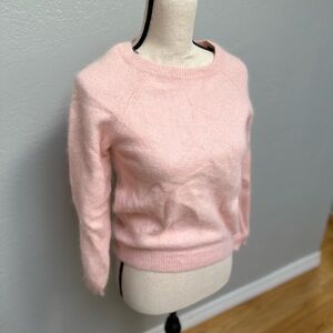 H&M Soft Pink Crew Neck Sweater